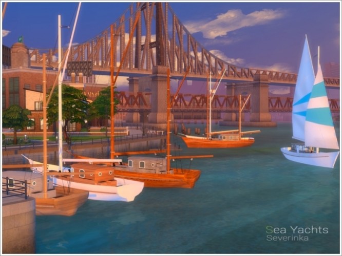 Sea Yachts by Severinka at TSR » Sims 4 Updates