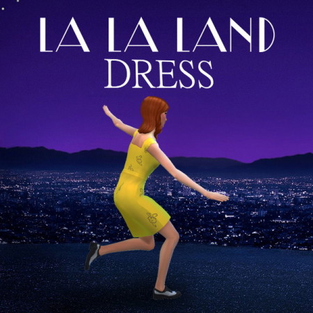 Mia’s yellow dress from La La Land by salvador1512 at Mod The Sims