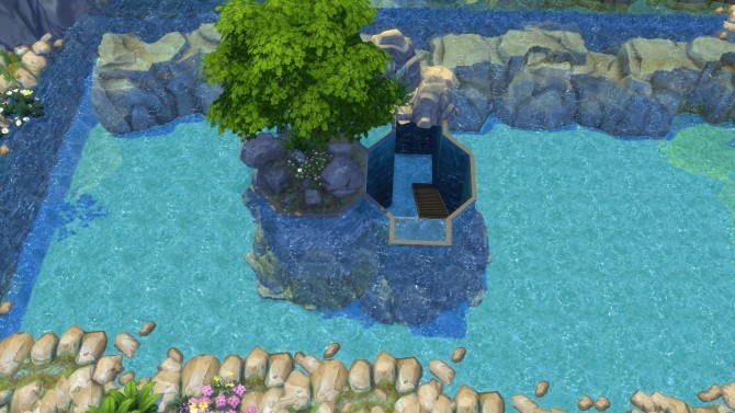 Sims 4 Mermaid Lake Diving Spot by Snowhaze at Mod The Sims