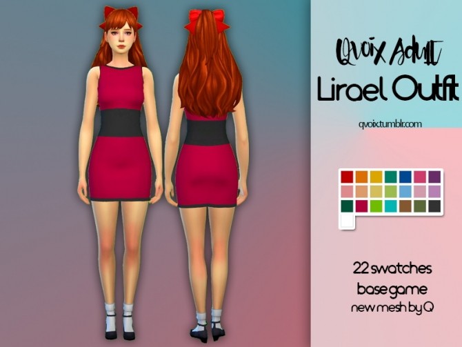 Sims 4 Lirael Outfit at qvoix – escaping reality