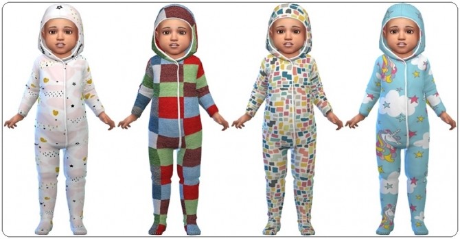 Sims 4 Toddlers Jumpsuits Part 2 at Annett’s Sims 4 Welt