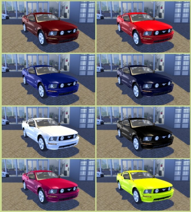 Sims 4 Ford Mustang GT 2005 at OceanRAZR
