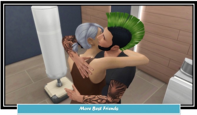 Sims 4 More Best Friends by LittleMsSam