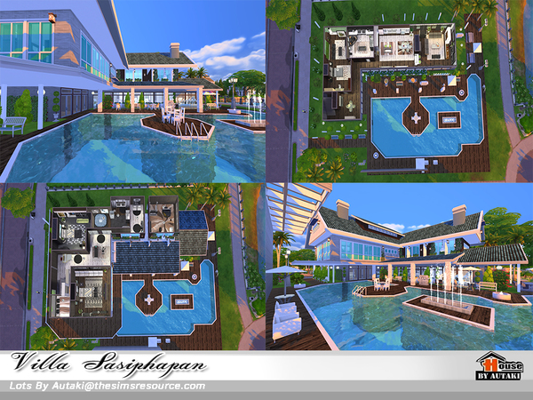 Sims 4 Villa Siriphapan by autaki at TSR