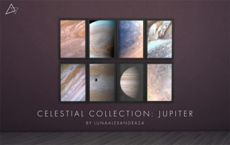 Celestial Collection Jupiter Wall Art + Focused Aura by lunaalexandra24 at Mod The Sims