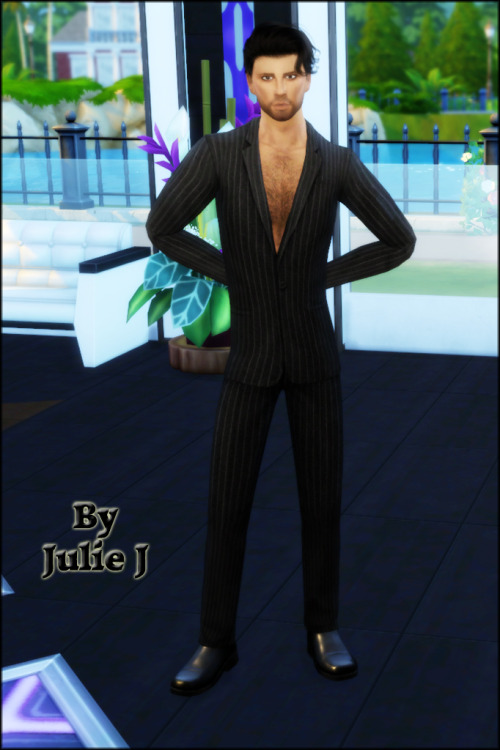 Sims 4 Male Suit Revamped at Julietoon – Julie J