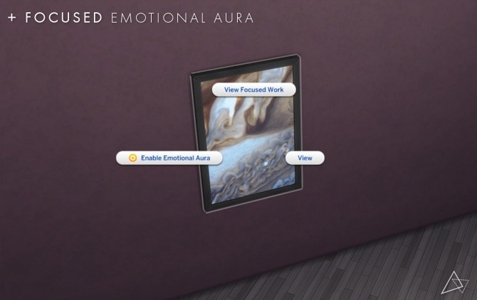 Sims 4 Celestial Collection Jupiter Wall Art + Focused Aura by lunaalexandra24 at Mod The Sims