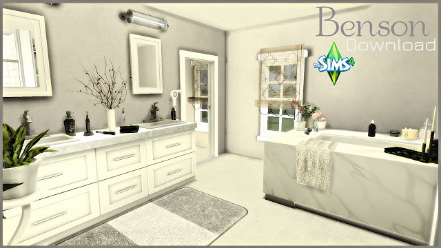 Sims 4 Benson bathroom at Pandasht Productions