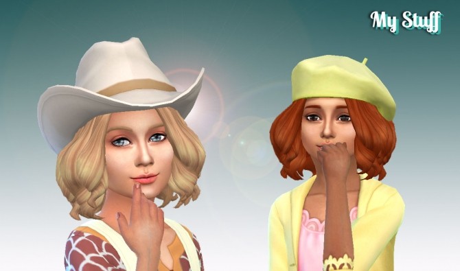 Sims 4 Confident Curls for Girls at My Stuff