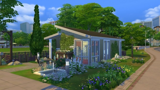 Sims 4 Sound of Serenity tiny house by Ainotar at Mod The Sims