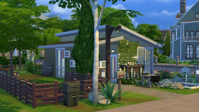 Sims 4 Sound of Serenity tiny house by Ainotar at Mod The Sims
