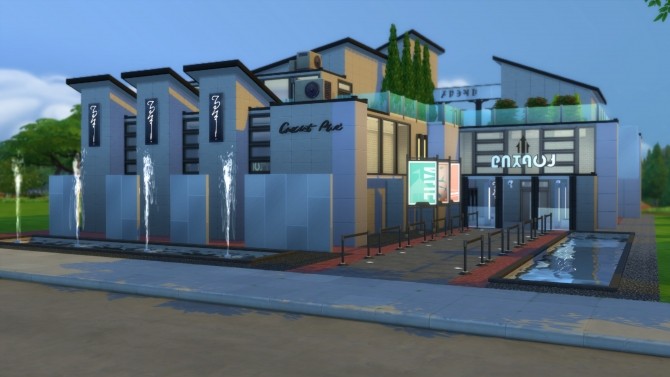 Sims 4 Crystaline Nightclub by Analytic at Mod The Sims