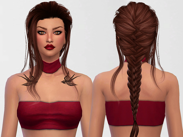 Sims 4 PZC Hair Retexture LeahLilith Daydream by Pinkzombiecupcakes at TSR