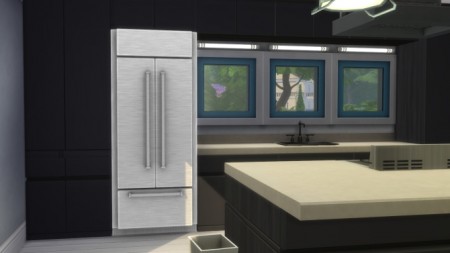 Cold Things Stainless French Door Refrigerator by ladymumm at Mod The Sims