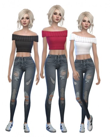 Carmen Blouse by MissCandy at Mod The Sims