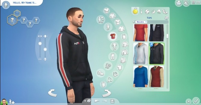 Sims 4 Mass Effect Hoodie BroShep by Innamode at Mod The Sims