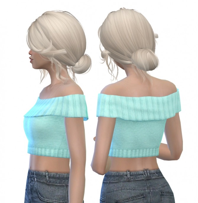 Sims 4 Carmen Blouse by MissCandy at Mod The Sims