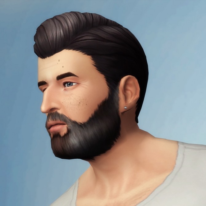 Sims 4 GP05 Slick Hair Edit at Rusty Nail