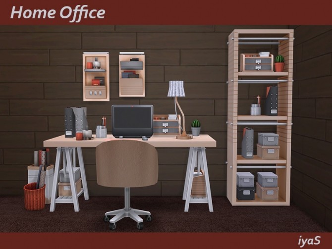 Sims 4 Home Office at Soloriya