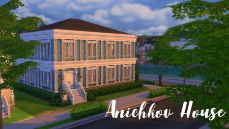 Anichkov House (no CC) by yourjinthemiddle at Mod The Sims