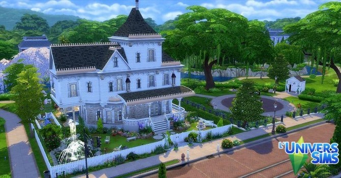 Sims 4 Clos tranquille home by Coco Simy at L’UniverSims