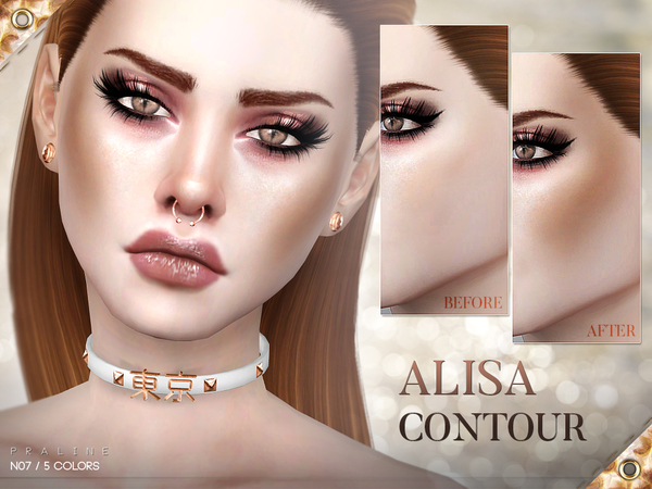Sims 4 Alisa Contour N07 by Pralinesims at TSR