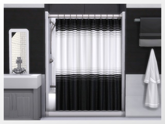 Sims 4 Xtreme Shower curtains by Oldbox at All 4 Sims
