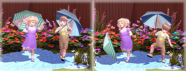 Sims 4 Umbrella Pose (Toddler) at A luckyday