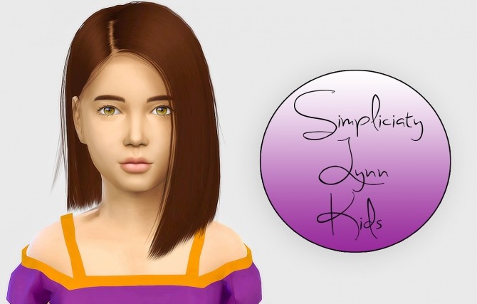 Sims 4 Simpliciaty Lynn Hair Kids Version at Simiracle