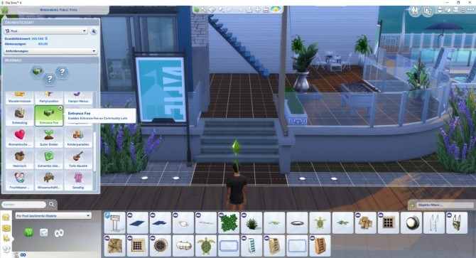 Sims 4 Entrance Fee on Community Lots | Custom Lot Trait by LittleMsSam