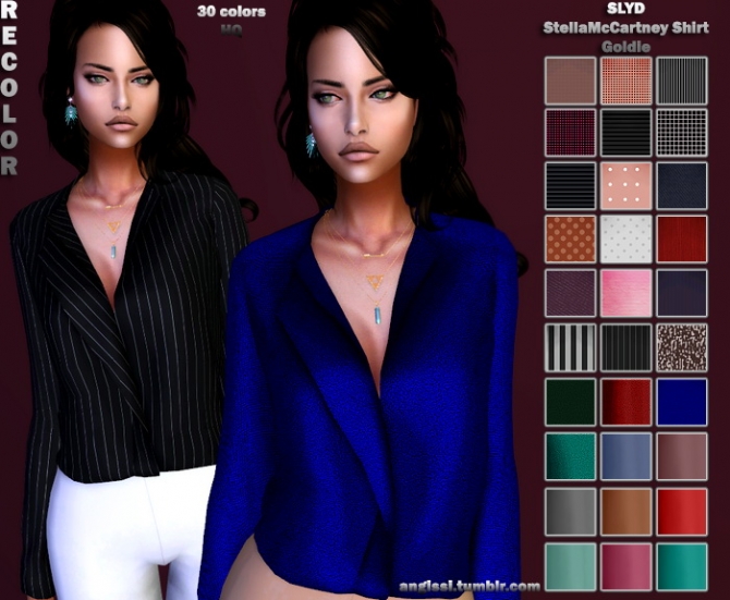 SLYD's shirt recolors at Angissi » Sims 4 Updates