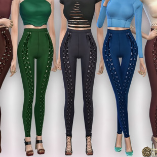 PnF Leona outfit by Plumbobs n Fries at TSR » Sims 4 Updates