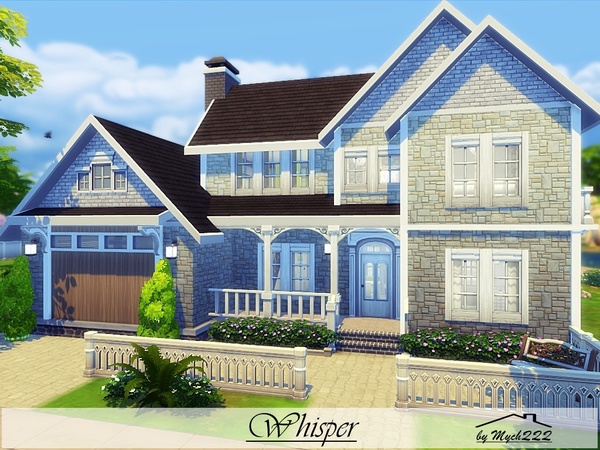 Sims 4 Whisper house by MychQQQ at TSR