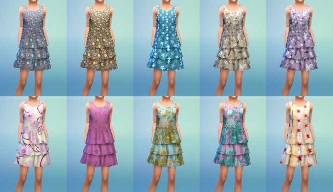 Sims 4 Flounce Dress at My Stuff