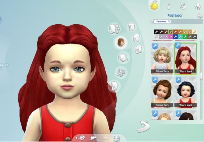 Sims 4 Dream Curls for Toddlers at My Stuff