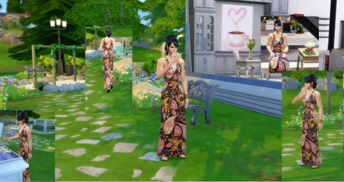 Sims 4 Indian Summer Dress at Birksches Sims Blog
