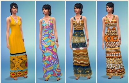 Indian Summer Dress at Birksches Sims Blog » Sims 4 Updates