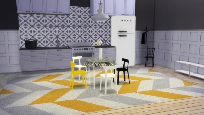 Sims 4 Table Cloth 1961 at Meinkatz Creations