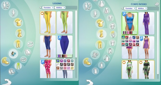Sims 4 80s Aerobic Clothes at My Stuff