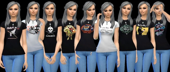 Sims 4 Guardians of the Galaxy Shirts at AuriSims