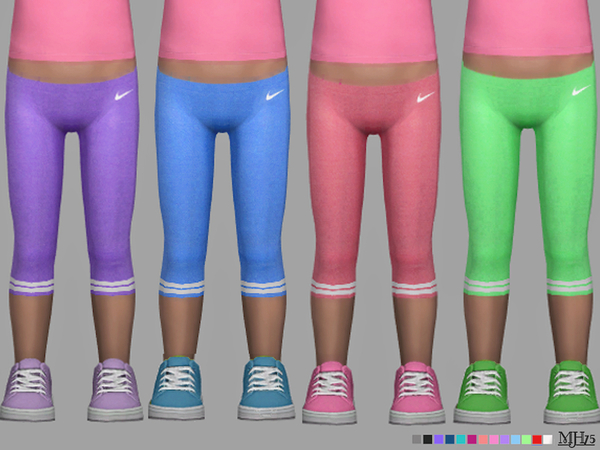 Sims 4 Sports Pro Toddler Leggings M/F by Margeh 75 at TSR