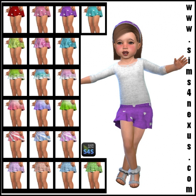 Sweet Summer pants and headband by SamanthaGump at Sims 4 Nexus » Sims ...