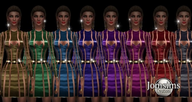 Sims 4 Mandy dress at Jomsims Creations