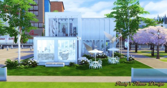 Sims 4 Modern Art Gallery at Ruby’s Home Design