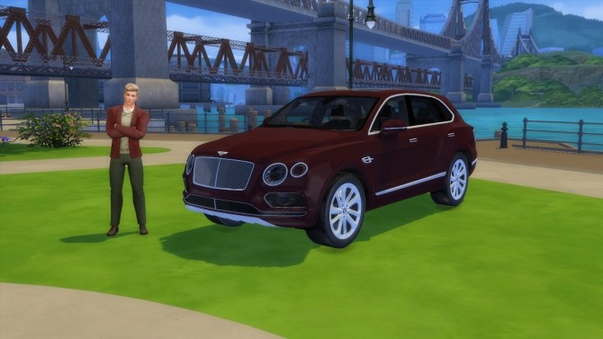 Sims 4 Bentley Bentayga at LorySims