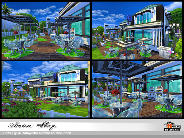 Sims 4 Arisa Shop by autaki at TSR