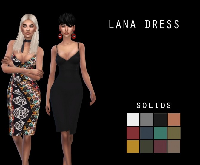Sims 4 Lana dress at Leo Sims