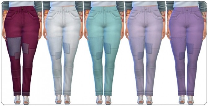 Patchwork Jeans at Annett’s Sims 4 Welt » Sims 4 Updates
