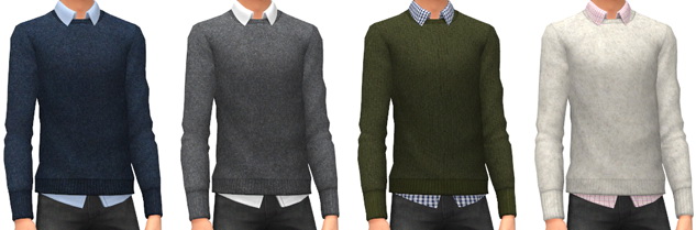 Layered Sweaters at Marvin Sims » Sims 4 Updates