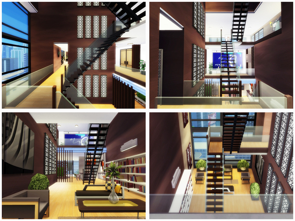 Sims 4 Modern Loft by Danuta720 at TSR